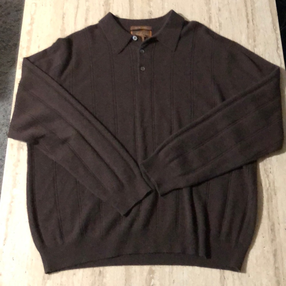 Tasso Elba | 100% Cashmere | Men Size XL sweater